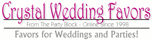 Crystal Wedding Favors